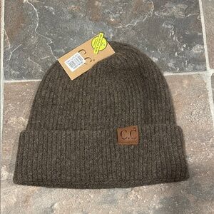 C.C Warm Brown Knit Beanie